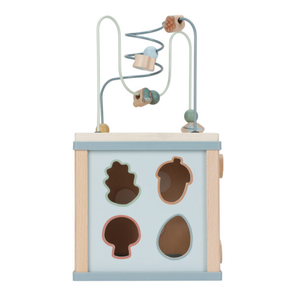 Wooden activity cube - Forest Friends FSC